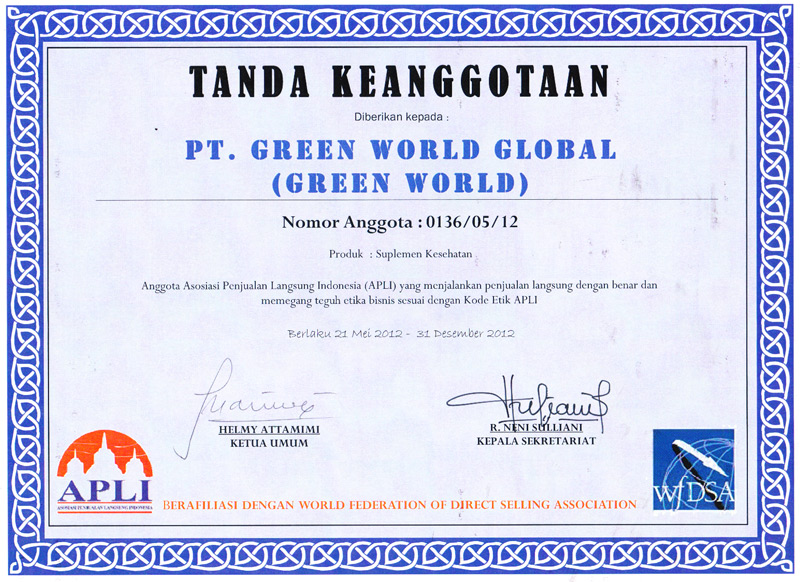 CERTIFICAT INTER